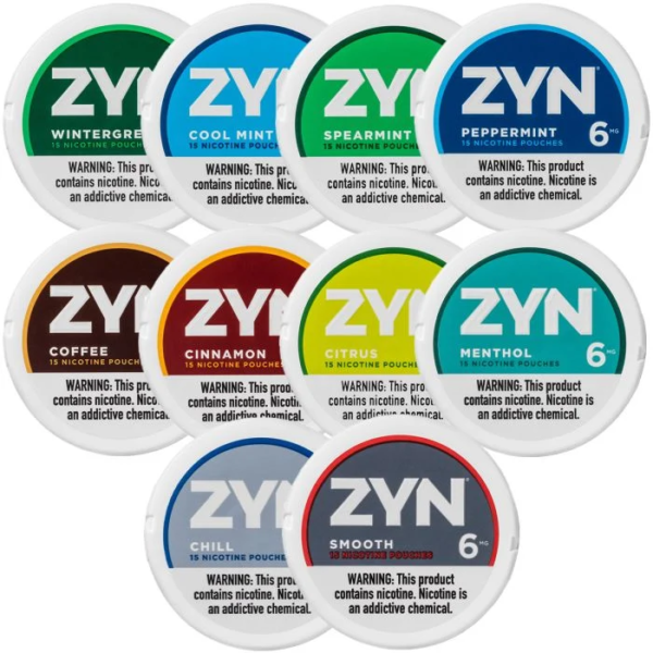 ZYN 6mg random 10 boxes